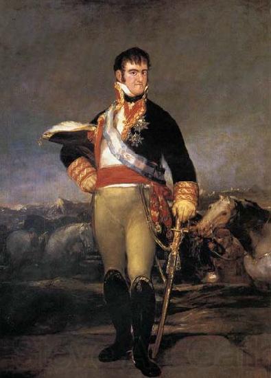 Francisco Jose de Goya Portrait of Ferdinand VII Spain oil painting art